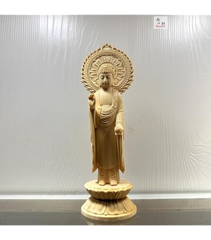 Amazon｜【如来】仏像 薬師如来 桧木製 薬師仏 薬師如来座像2.5寸（総